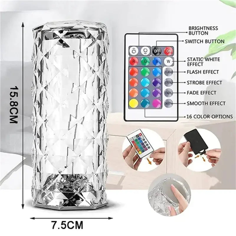 Atmosphere Crystal Night Light KIMDRE