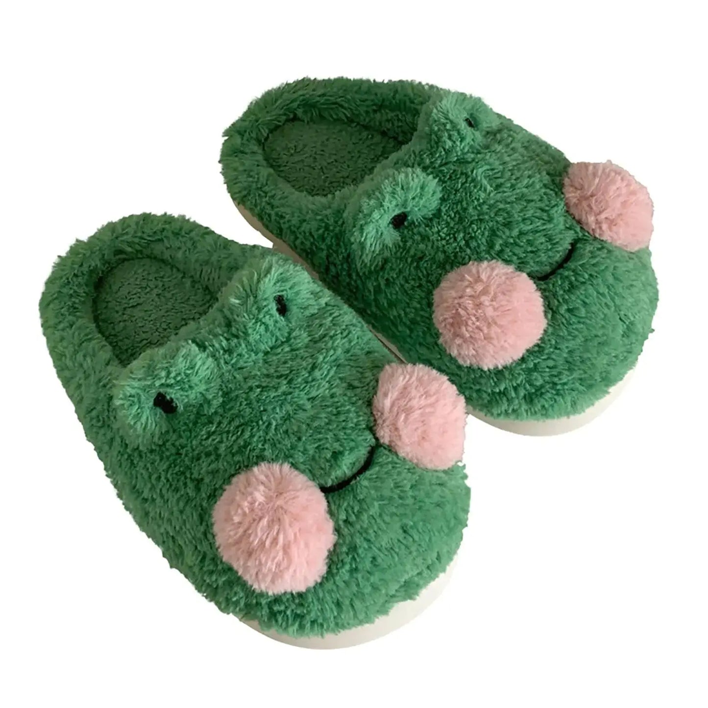 🐸 Cute Frog Slippers – Cozy, Quirky & Full of Personality! KIMDRE