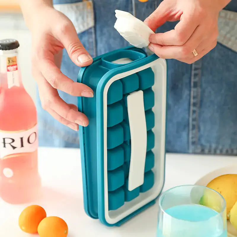 Silicone Ice Cube Mold - Two-in-One Fun & Easy Ice Maker KIMDRE