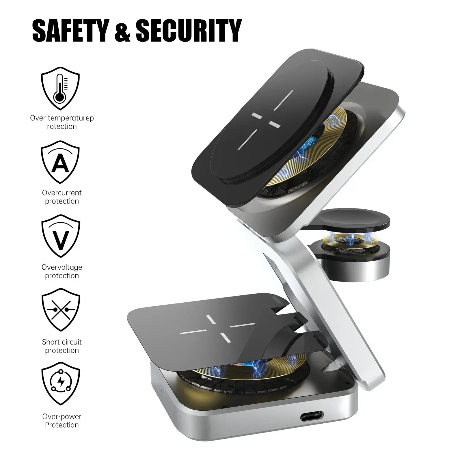 3 in 1 Wireless Charging Station - KIMDRE