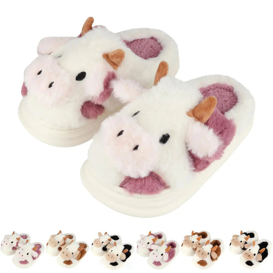 🐄 Kids Cow Slippers – Cozy, Cute &amp; Full of Character! KIMDRE